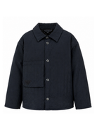 Blouson per bambino Emporio Armani Kids blu con motivo a righe EB000926 AF20709 UB118 EMPORIO ARMANI KIDS 