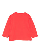 T-shirt per neonati Moschino Kids rosso con motivo Teddy Bear MXO00RLAA10 50109 MOSCHINO KIDS 