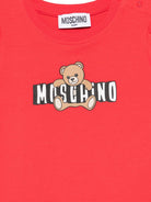Abito per neonata Moschino Kids rosso con stampa Teddy Bear MAV0C7LBA00 50109 MOSCHINO KIDS 
