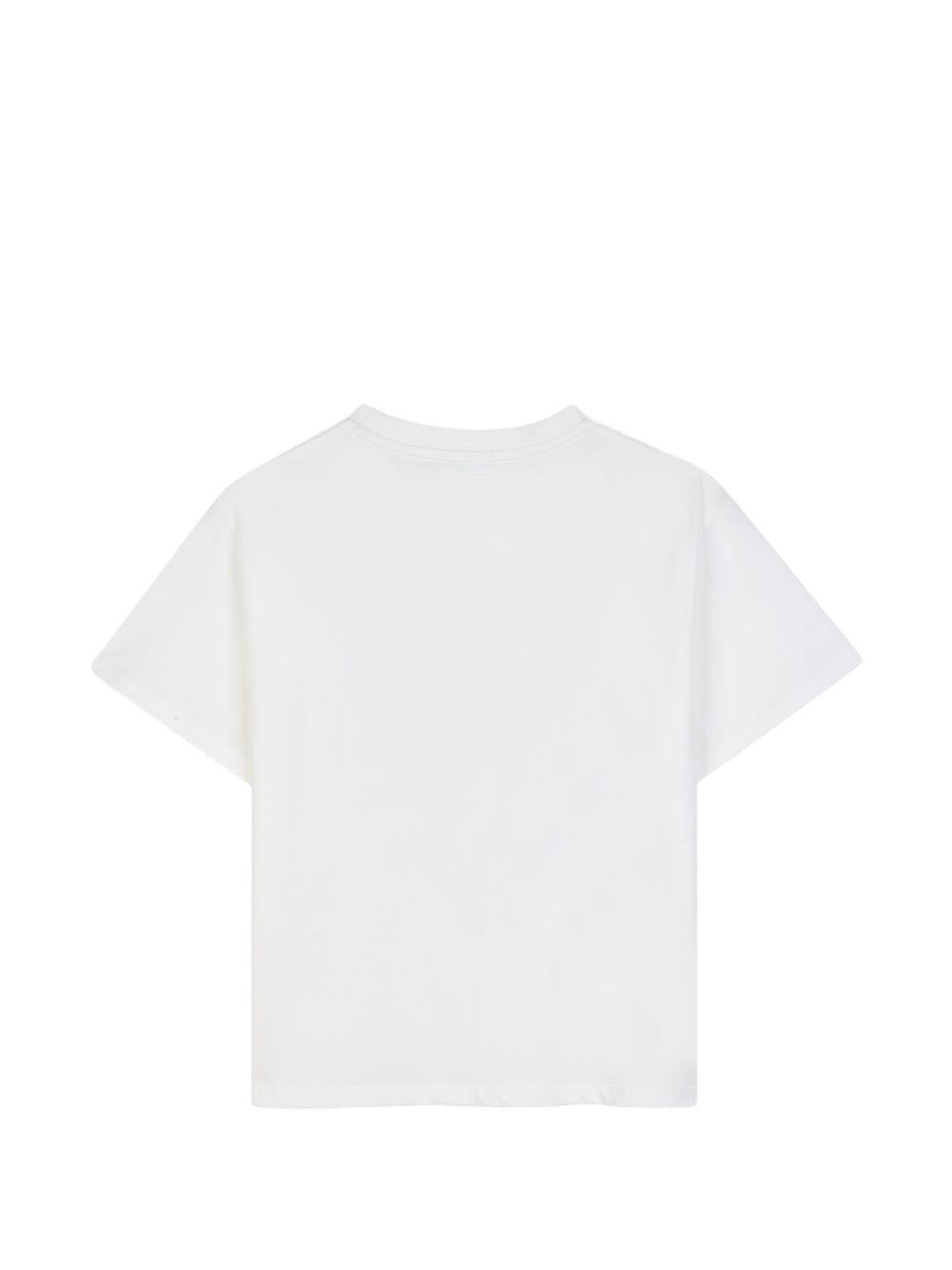 T-shirt per bambino Kenzo Kids bianca con stampa grafica K62051 117 KENZO KIDS 