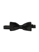 Papillon per bambino Dolce & Gabbana Kids nero con logo tono su tono LB7A32 G7PMO N0000 DOLCE & GABBANA KIDS 