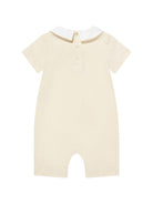 Tutina per neonati Moschino Kids beige con stampa Teddy Bear su nuvola MUT04NLAA03 20404 MOSCHINO KIDS 