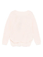 Maglione per bambina Molo rosa a maglia testurizzata 2W25K201 5503 MOLO 