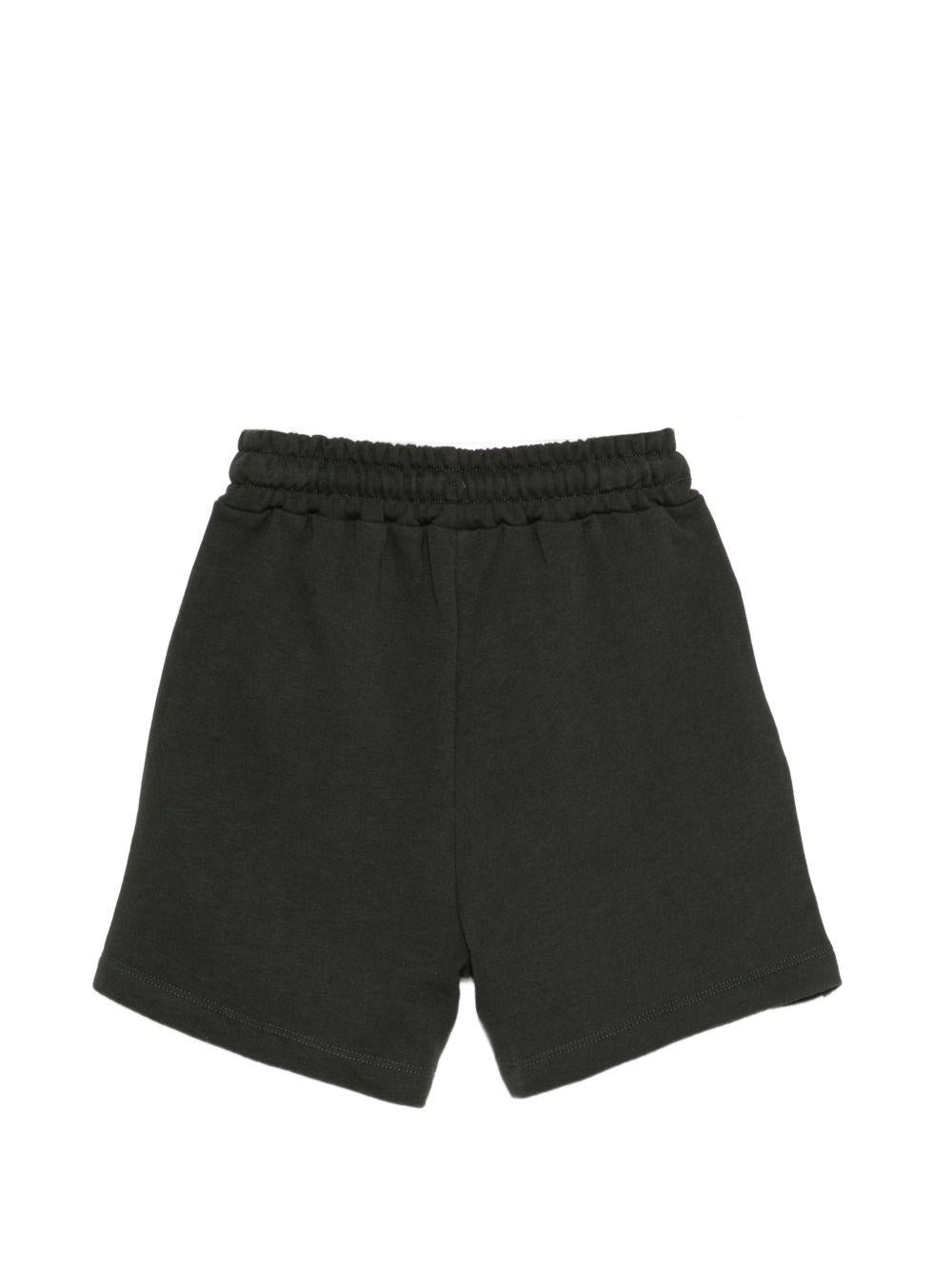 Shorts per bambino MSGM Kids neri con dettaglio logo sulla gamba S6MSJUBE221 MS040 MSGM KIDS 