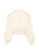 Giubbino per bambina Molo beige con chiusura a zip 5S26M401 5645 MOLO KIDS 