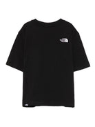 T-shirt per bambini The North Face Kids nera con logo sul petto NF0A87T4 JK31 THE NORTH FACE KIDS 