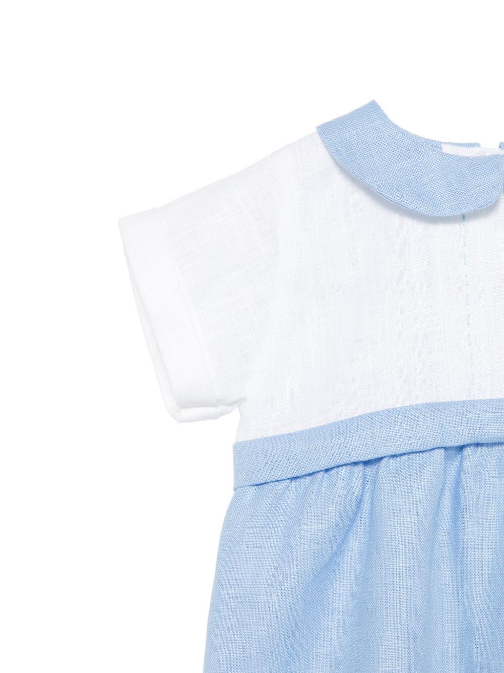 Tutina per neonato Mariella Ferrari azzurra con colletto alla Peter Pan PLH8 301 053 MARIELLA FERRARI KIDS 