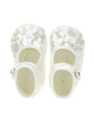 Scarpe primi passi per neonata Monnalisa bianche con paillettes 73G000 7900 0035 MONNALISA KIDS 