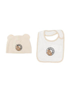 Set 2 pezzi Moschino Kids beige con stampa Teddy bear MUY096LCA19 20404 MOSCHINO KIDS 