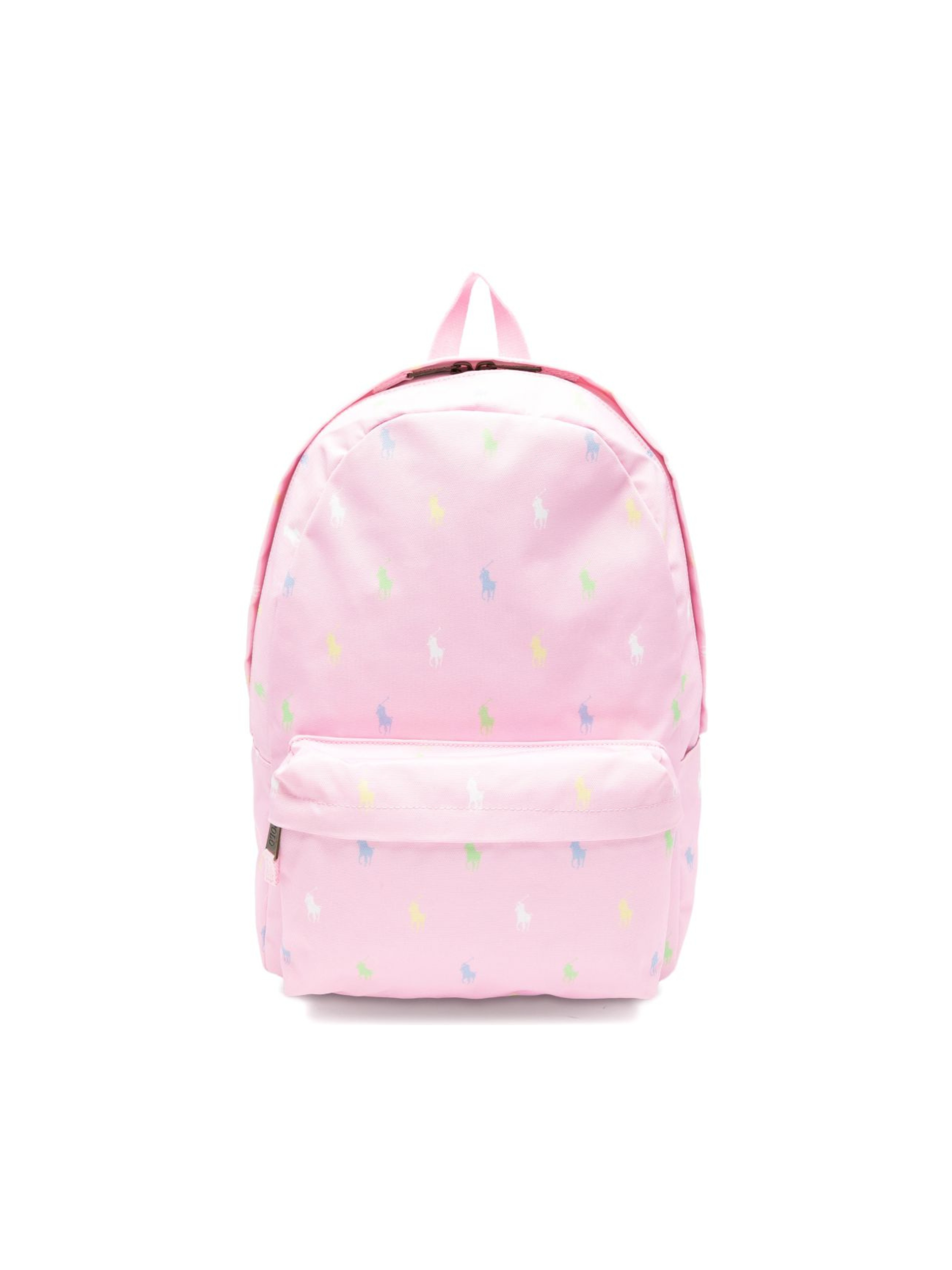 Zaino per bambina Polo Ralph Lauren Kids rosa con fantasia Polo Pony all-over 9AR153 ADG Ralph Lauren kids 
