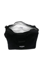 Borsa per neonati Moschino Kids nera con stampa Teddy Bear MUX05VLCA19 60100 MOSCHINO KIDS 