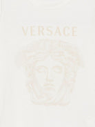 T-shirt per bambini Versace Kidsbianca con stampa grafica 10249461A18182 2W2I0 VERSACE KIDS 