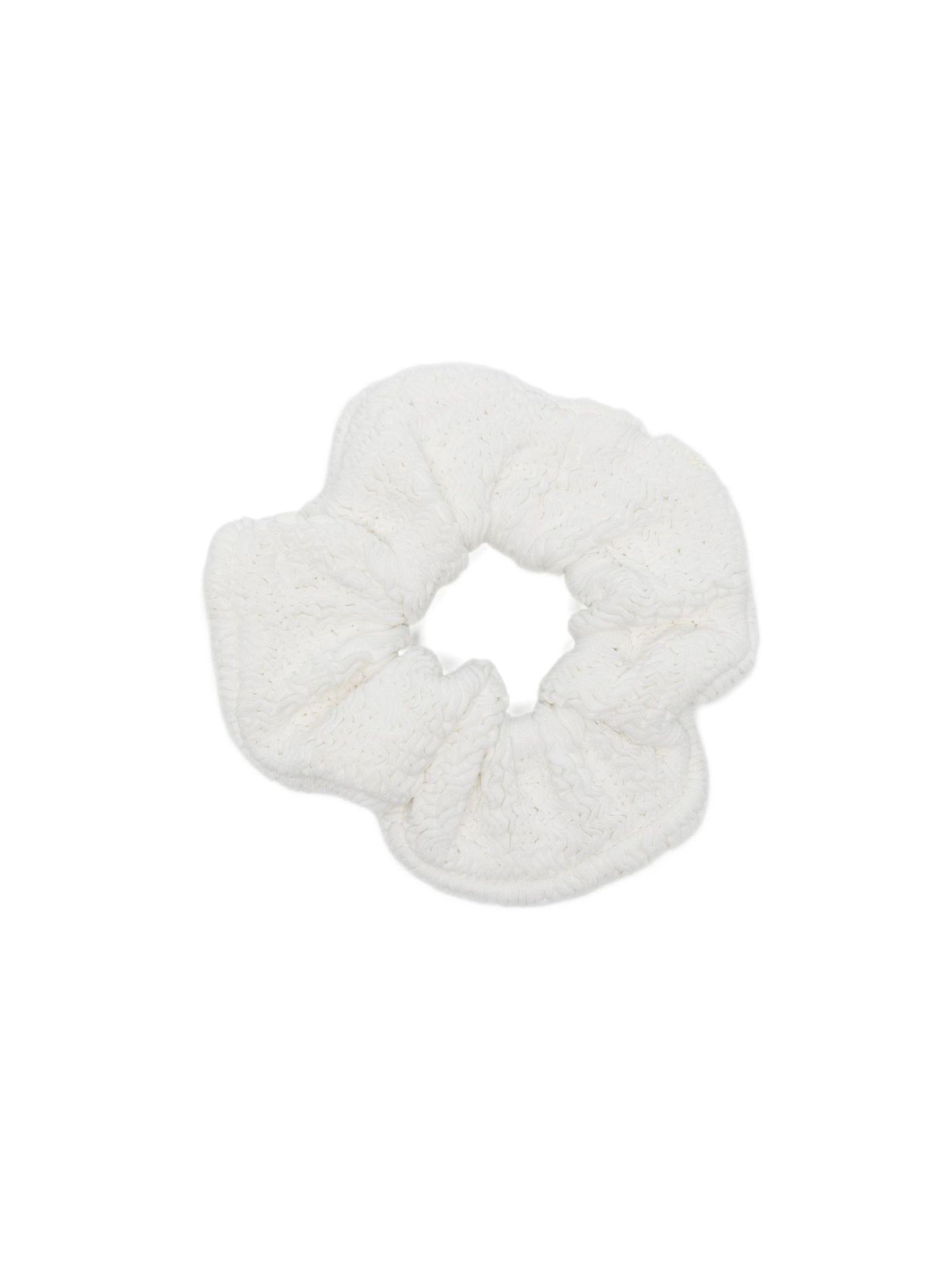 Elastico per capelli per bambina Paramidonna Kids bianco con design arricciato CR26HSCWM WHITE MAT PARAMIDONNA KIDS 