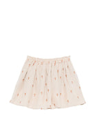 Gonna per bambina Donsje beige con stampa floreale 4118701 00013 DONSJE KIDS 