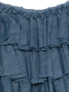 Gonna per bambina Konges Sløjd blu con strati di ruches KS103808 S30026 KONGES SLOJD 