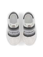 Sneakers con banda logata per bambino Givenchy Kids bianco con punta tonda H30673 09B GIVENCHY KIDS 