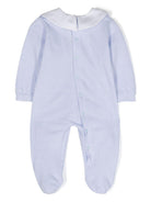Tutina con ricamo La Stupenderia azzurro con ricamo frontale TBTT55 N04 LA STUPENDERIA KIDS 