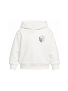 Felpa per bambino Moschino Kids bianca con logo sul petto HRF07KLCA92 10063 MOSCHINO KIDS 