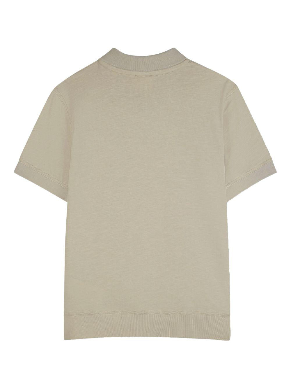 T-shirt per bambino Givenchy Kids grigio perla con scollo a V H31126 192 GIVENCHY KIDS 