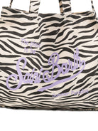 Borsa tote Essential Bag N MC2 Saint Barth animalier con logo a contrasto sul davanti EBAGN007 03322L MC2 ST. BARTH KIDS 