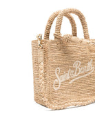 Borsa tote Vanity mini MC2 Saint Barth beige con dettaglio nappina VAMI004 00222L MC2 ST. BARTH KIDS 