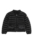 Piumino Lans per bambina Moncler Enfant nero con fodera in longue saison L19541A00032597YF 999 MONCLER KIDS 