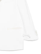 Giacca per bambina Douuod Kids bianca con dettaglio fiocco DY2A34 J0371 100 DOUUOD KIDS 