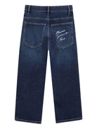 Jeans per bambino Givenchy Kids denim con dettagli ricamati H30926 Z10 GIVENCHY KIDS 