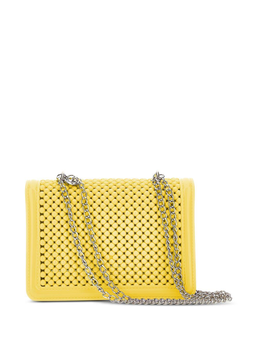 Borsa per bambina Monnalisa giallo con design con perline 17G000 7061 0015 MONNALISA KIDS 