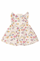 Abito per neonata Stella McCartney Kids bianco con stampa grafica all-over TY1011 Z3574 101MC STELLA McCARTNEY KIDS 