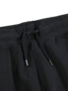 Pantaloni Alvar per bambino Molo neri con quadrante con smiley 6S26I201 0099 MOLO KIDS 