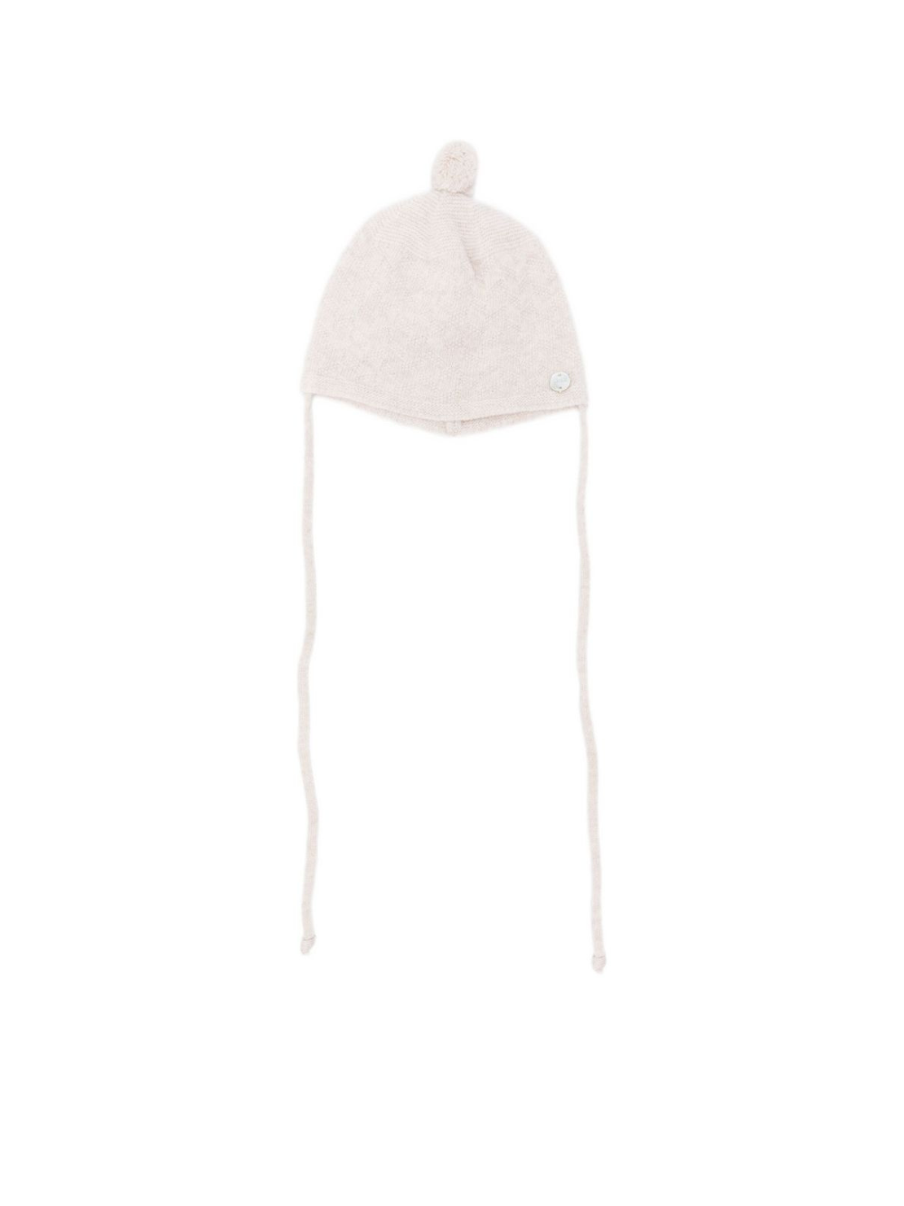 Cappello per neonati Paz Rodríguez beige con dettaglio pompom 040-113168 64 H109 PaZ RODRIGUEZ 
