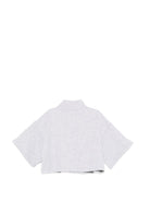 Felpa per bambina Stella McCartney Kids grigia con collo a lupetto TY4C00 Z0499 807 STELLA McCARTNEY KIDS 