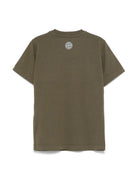 T-shirt con stampa per bambino Stone Island Junior verde K1S162100010S0150 V0054 STONE ISLAND JUNIOR 