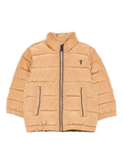 Giubbino imbottito per neonato Trussardi Junior marrone trapuntato con tasche a filetto TIA25066PI APPLE CIN. TRUSSARDI JUNIOR 