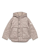 Giubbino per bambino Emporio Armani Kids beige con tasca applicata EB000496 AF16045 U6096 EMPORIO ARMANI KIDS 