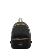 Zaino Rucksack per bambino Hugo Kids nero con applicazione frontale con logo G00559 09B Hugo KIDS 