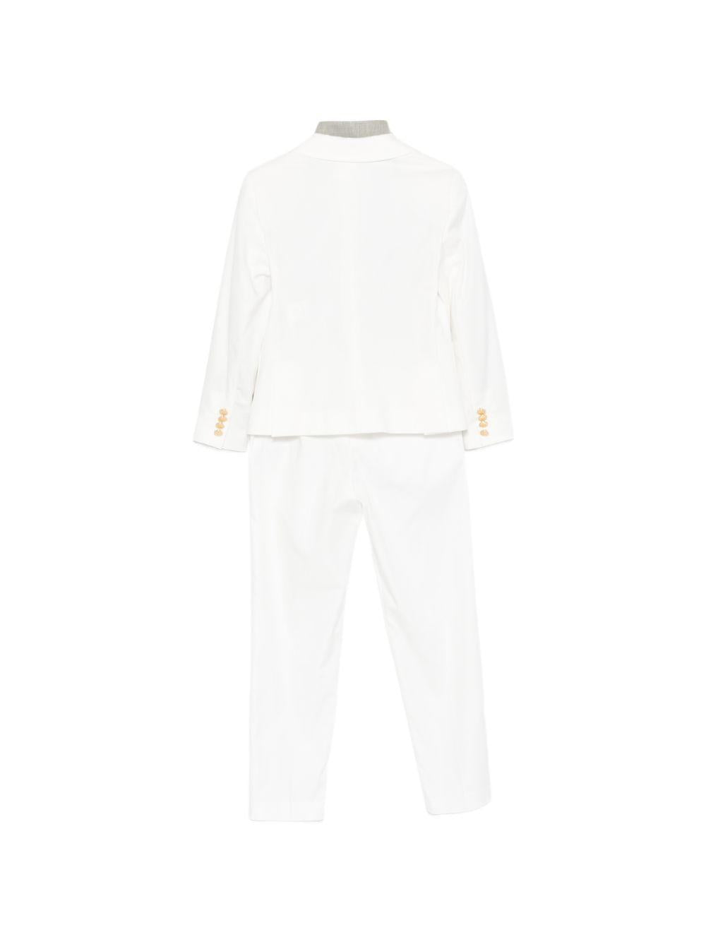 Completo per bambino Colorichiari bianco modello doppiopetto (3 pezzi) MJ508358 4795 15 COLORICHIARI KIDS 