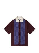 Camicia per bambino Versace Kids bordeaux con ricamo 10249391A18115 2RH20 VERSACE KIDS 