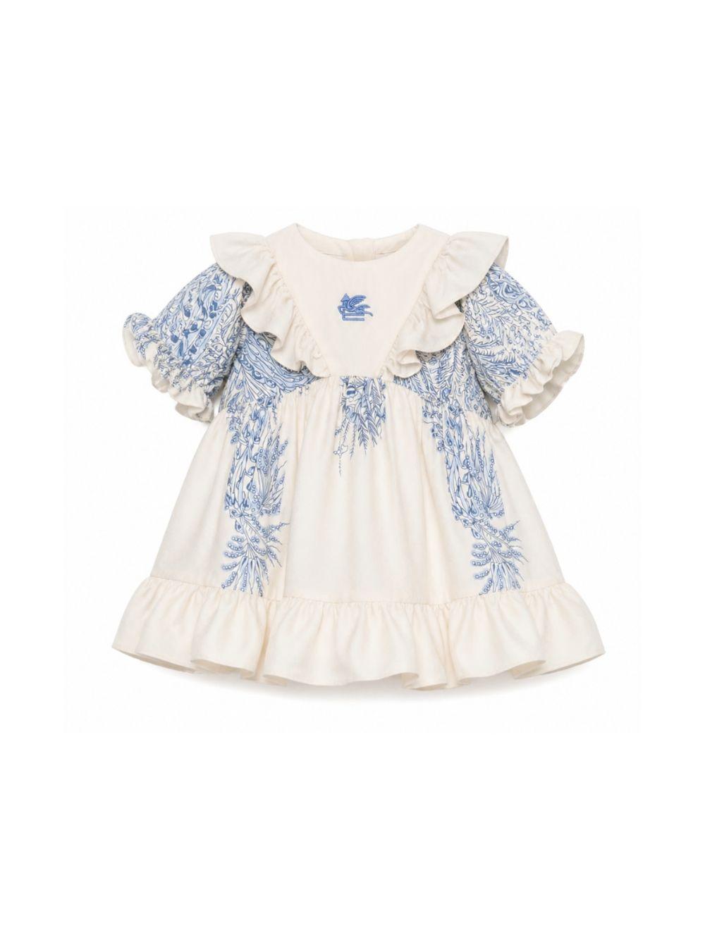 Abito per neonata Etro Kids beige con stampa paisley GY1001 S0221 106CE ETRO KIDS 