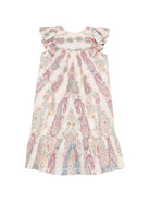 Abito per bambina Etro Kids beige con stampa paisley GY1B30 U0268 501MC ETRO KIDS 