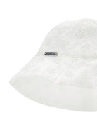 Cappello bucket per bambina Monnalisa bianco con motivo a fiori 17G004 7043 0099 MONNALISA 