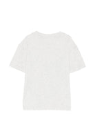 T-shirt per bambina Palm Angels Kids grigia con stampa teddy sul davanti PGAA002S26JER007 101 PALM ANGELS KIDS 