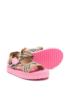 Sandali per bambina Burberry Kids beige con motivo Vintage Check 8118438 A4507 BURBERRY KIDS 