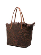 Borsa da spiaggia MC2 Saint Barth animalier con logo sul davanti CBF0001 00588L MC2 ST. BARTH KIDS 