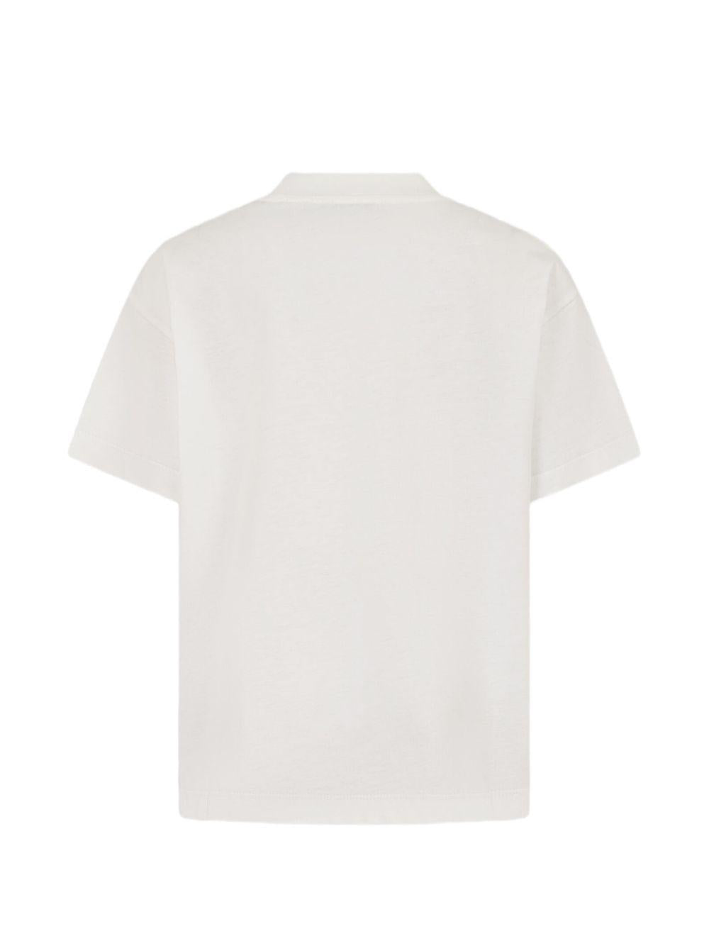 T-shirt per bambino Etro Kids bianca con ricamo Pegaso GY8P81 Z3672 102 ETRO KIDS 