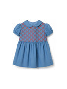 Abito per neonata Gucci Kids azzurro con colletto alla Peter Pan 856521ZB365 4131 GUCCI KIDS 
