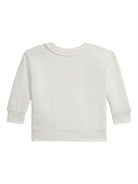 Felpa per neonato Polo Raulph Lauren Kids bianca con stampa bear sul davanti 320A96604 001 Ralph Lauren kids 