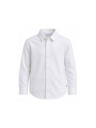 Camicia per bambino Boss Kids bianca con logo ricamato J52675 10P BOSS KIDS 