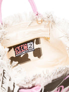 Borsa tote Colette MC2 Saint Barth animalier con manici rosa COL0001 00327L MC2 ST. BARTH KIDS 